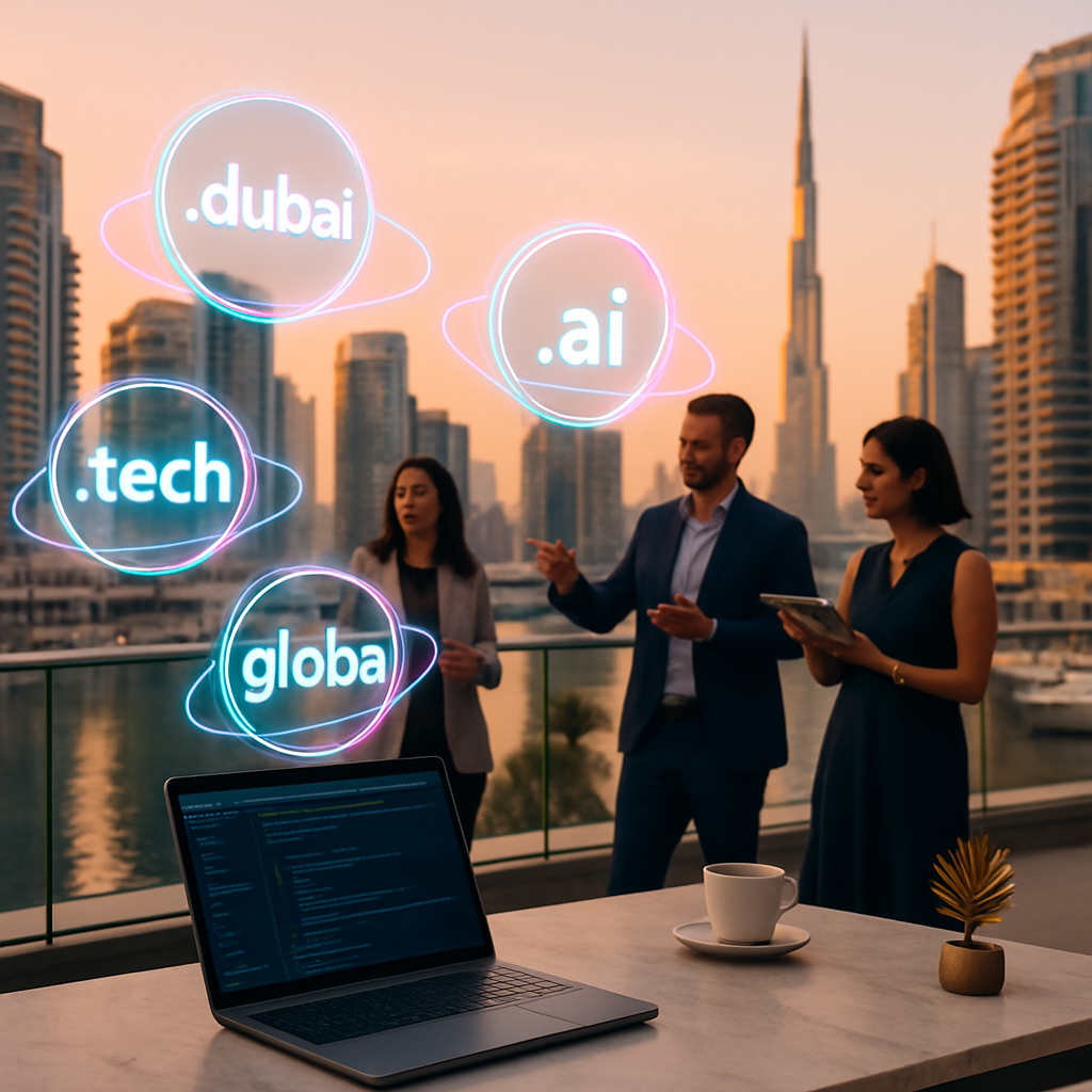 Background image related to Dubai Domain Days events and networking